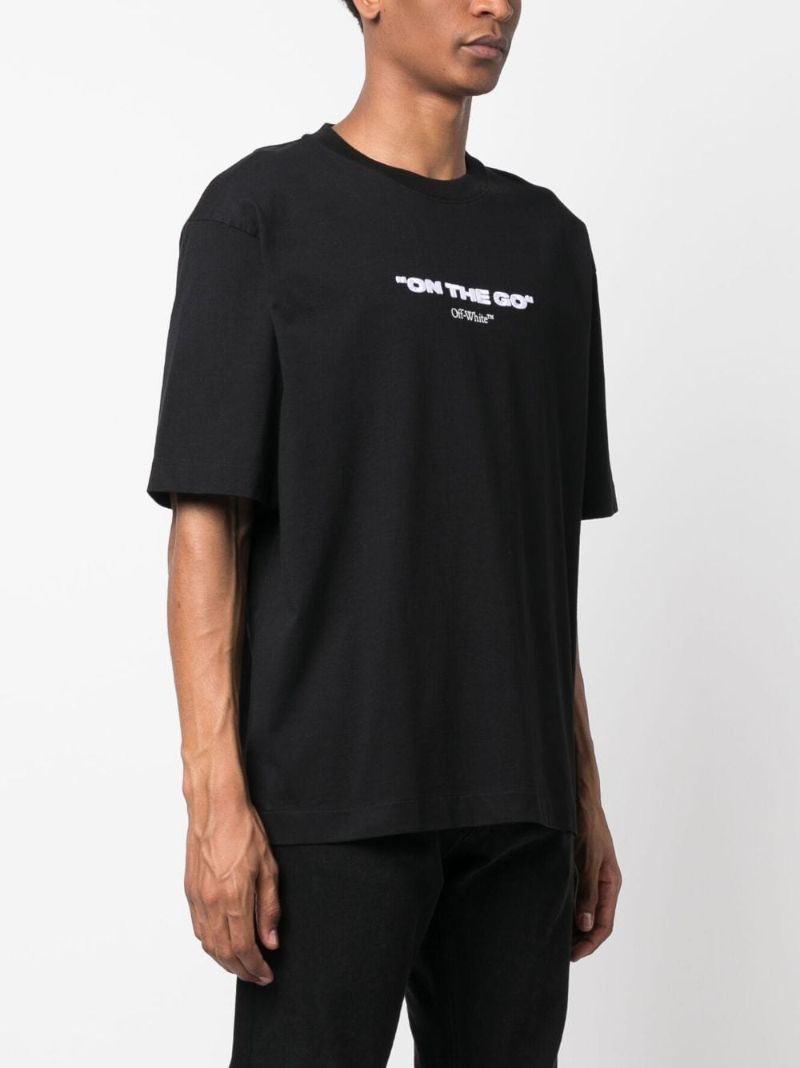 Black on the Go Cotton T-shirt