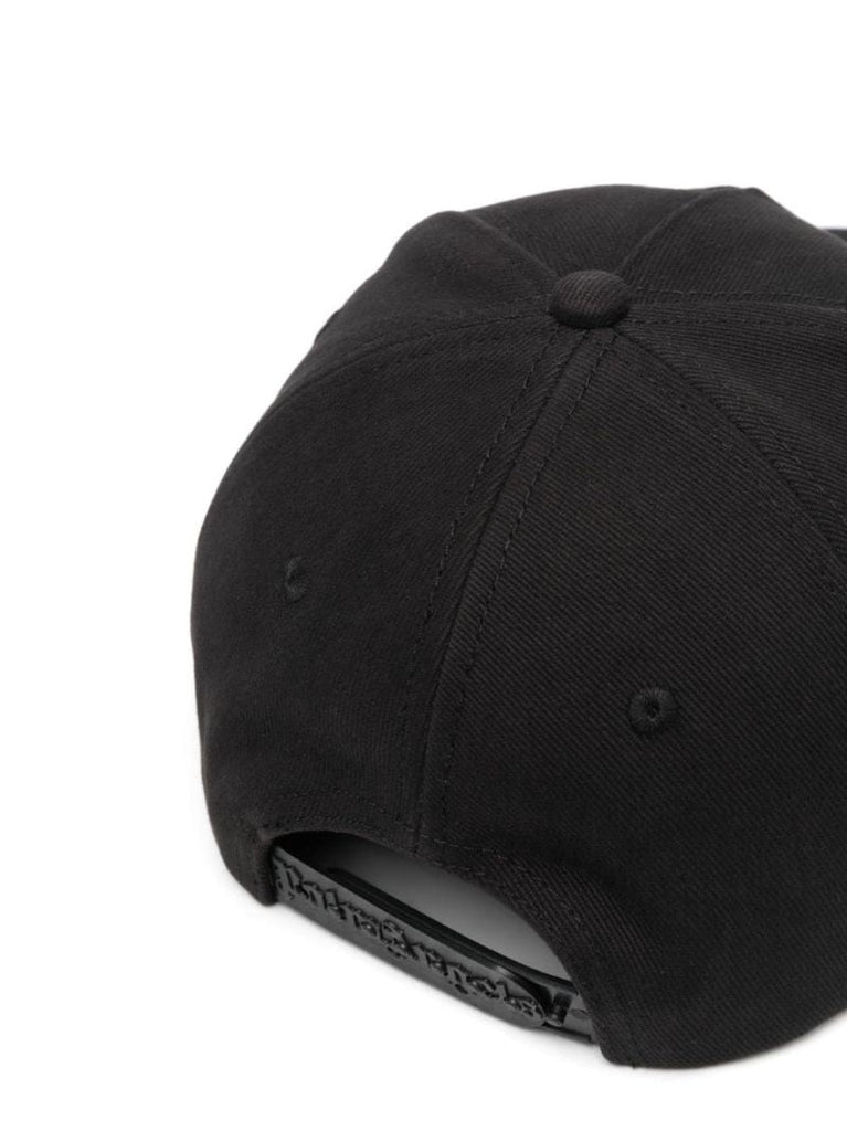 Black Logo-embroidered Cotton Baseball Cap