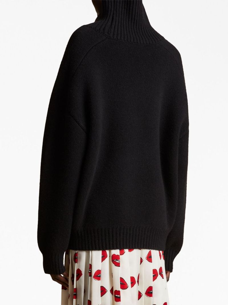 Black the Landen Cashmere Sweater