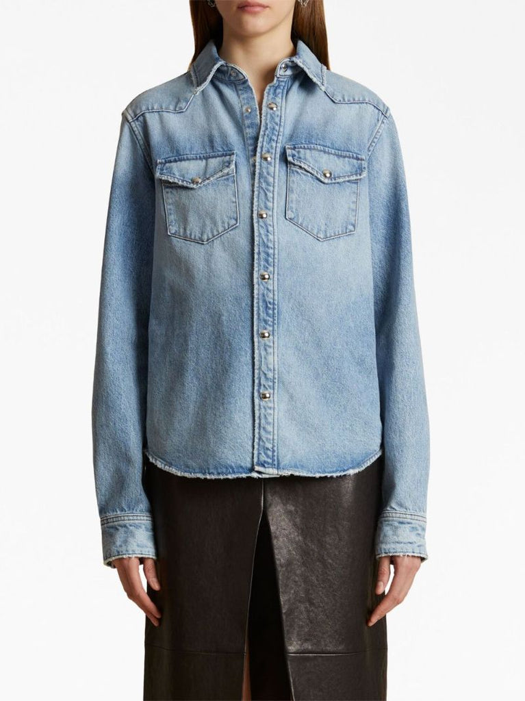Blue Wesley Denim Shirt