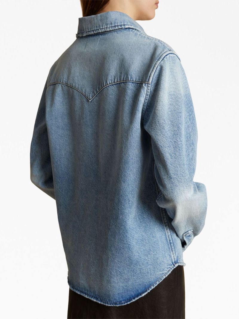 Blue Wesley Denim Shirt