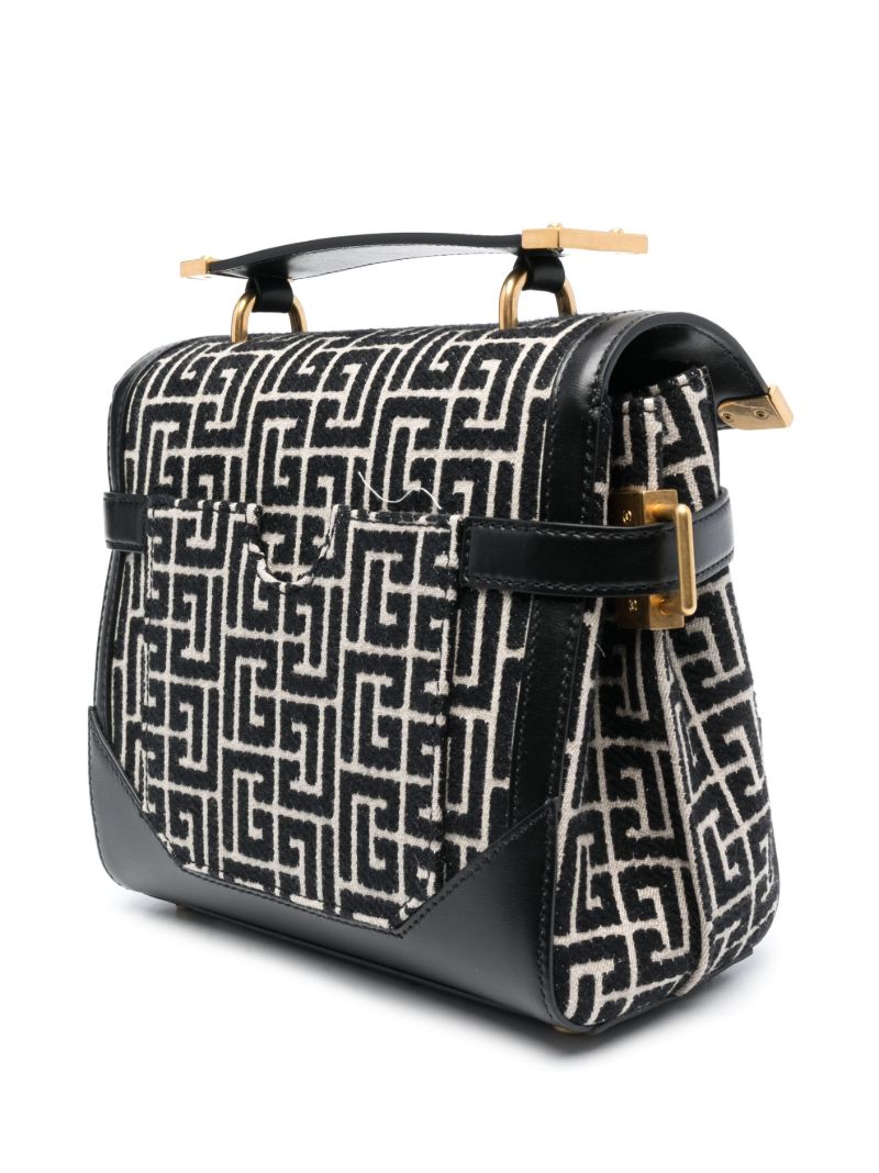 Black B-buzz 23 Leather Shoulder Bag