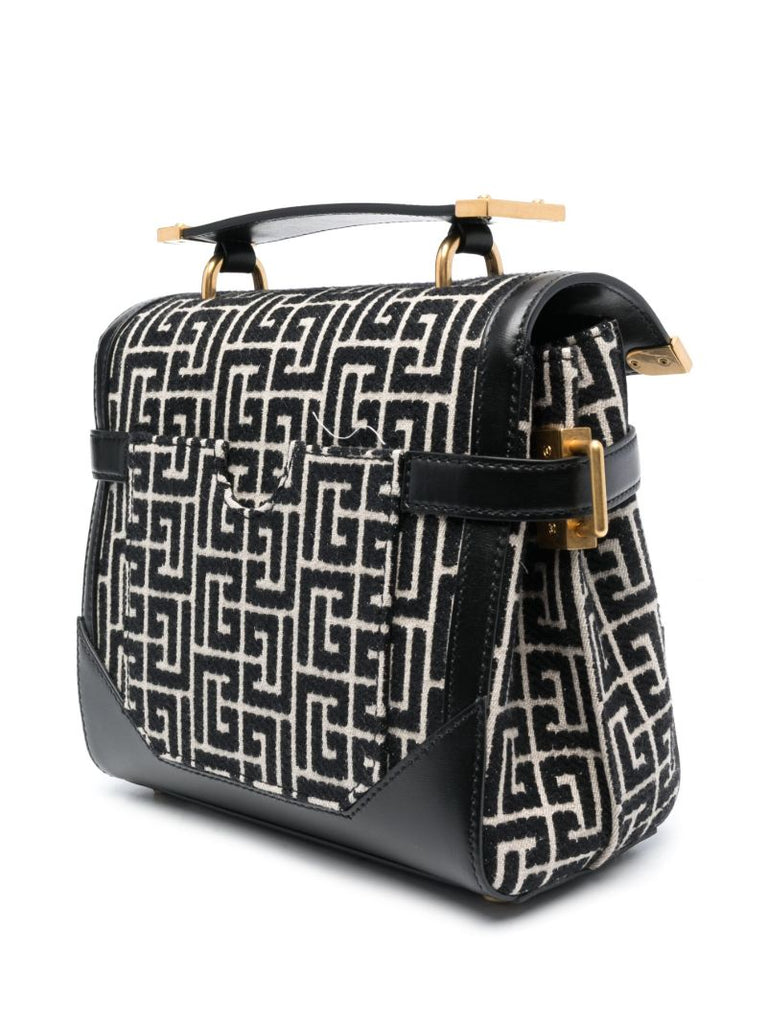 Black B-buzz 23 Leather Shoulder Bag