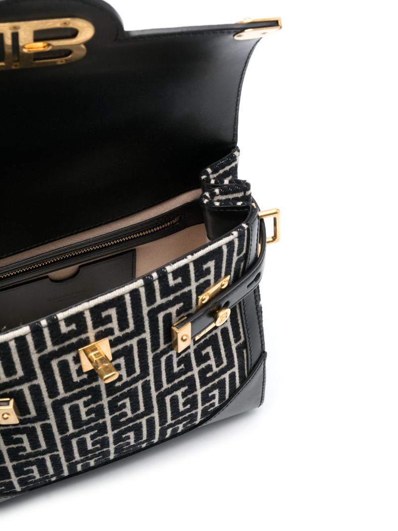 Black B-buzz 23 Leather Shoulder Bag