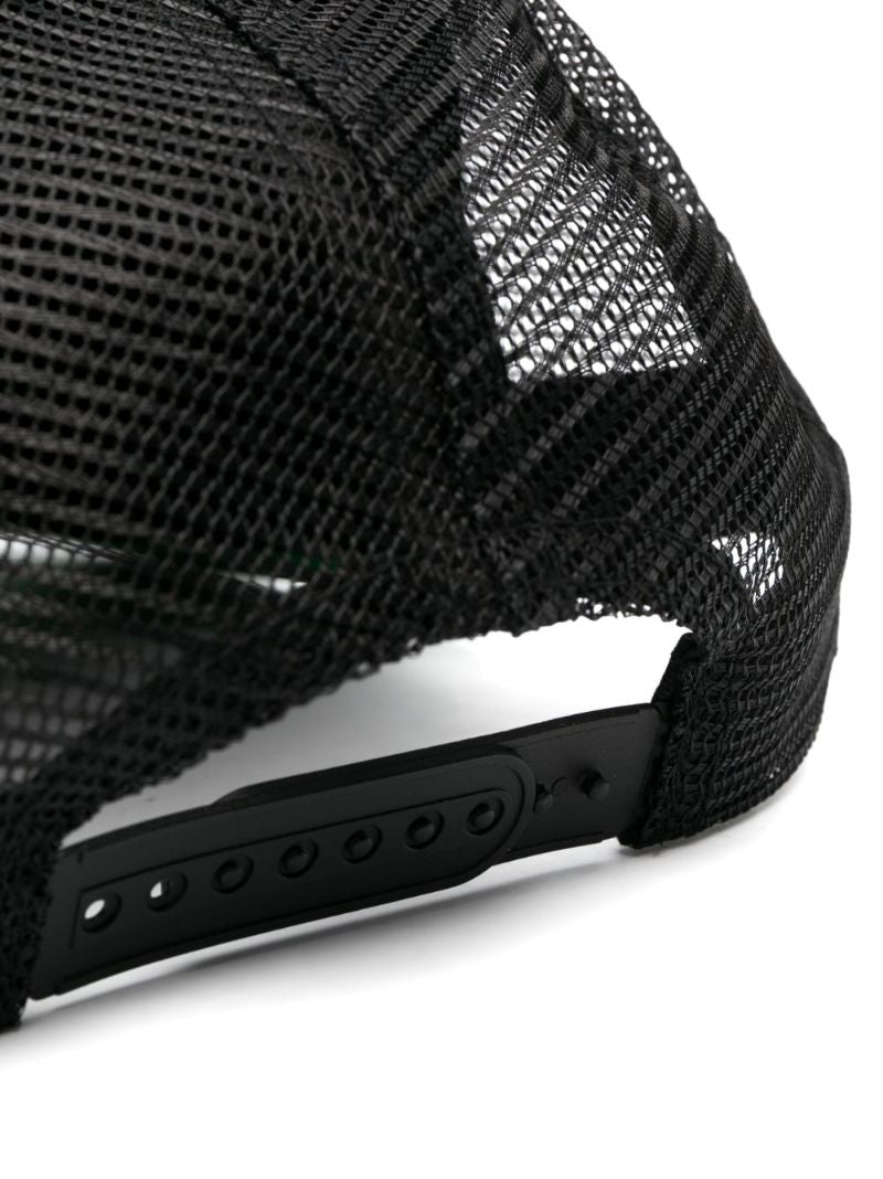 Black Supercross Logo-embroidered Cavas Hat