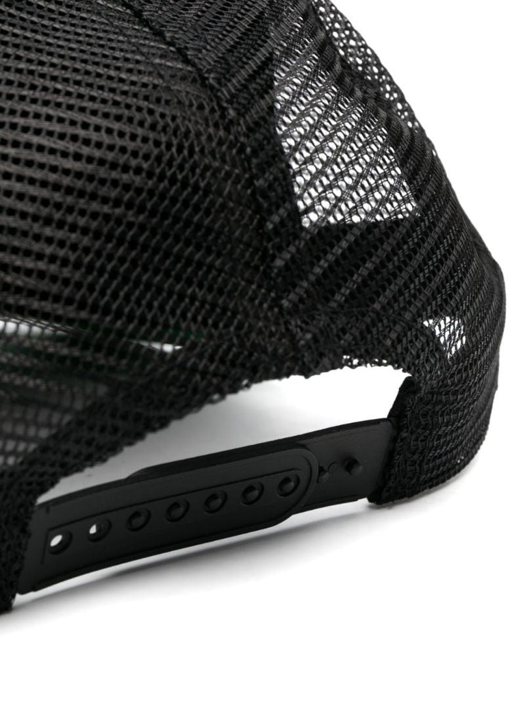 Black Supercross Logo-embroidered Cavas Hat