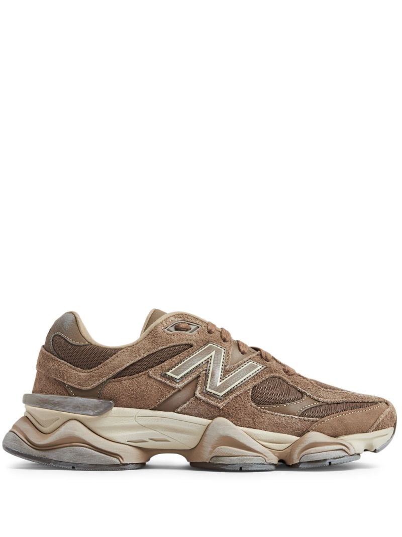 Brown 9060 Panelled Sneakers