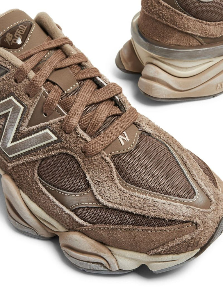 Brown 9060 Panelled Sneakers