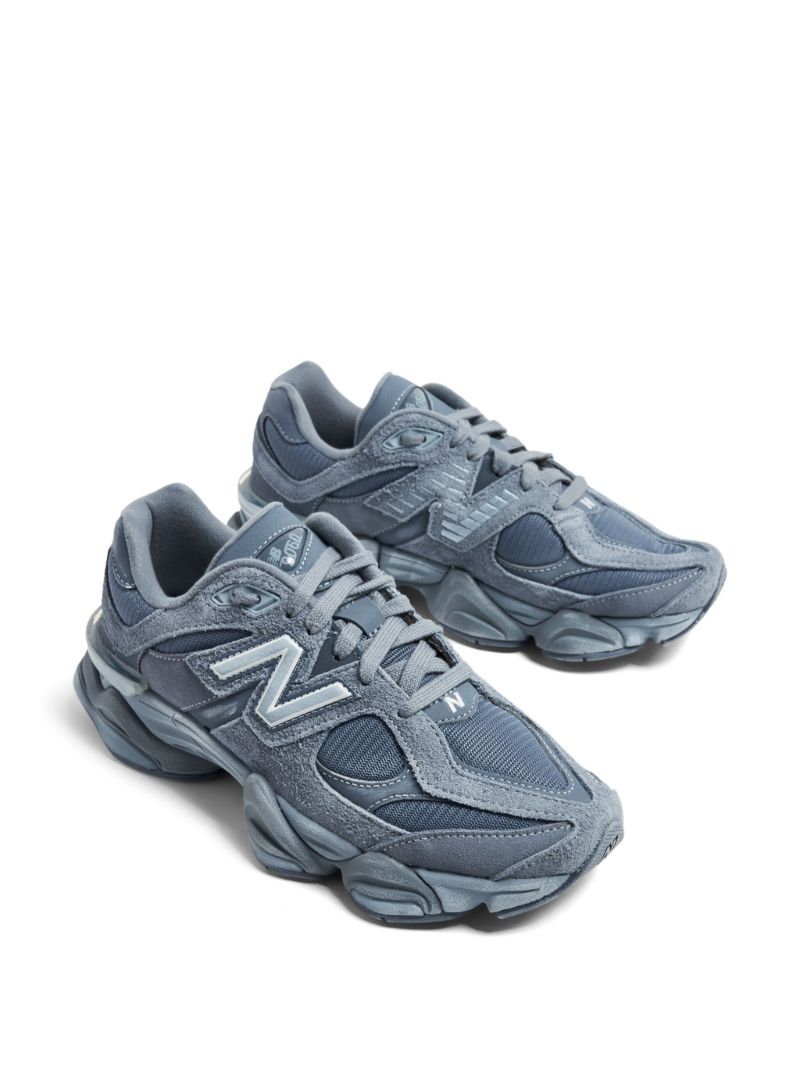 Blue 9060 Panelled Sneakers