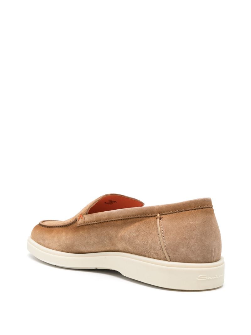 Neutral Suede Loafers