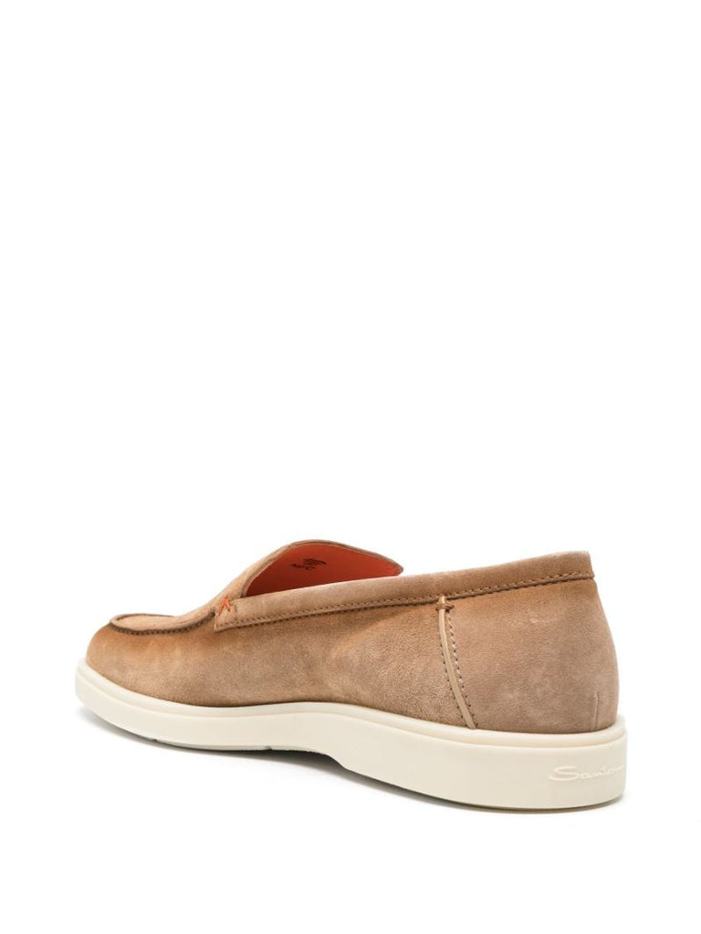 Neutral Suede Loafers