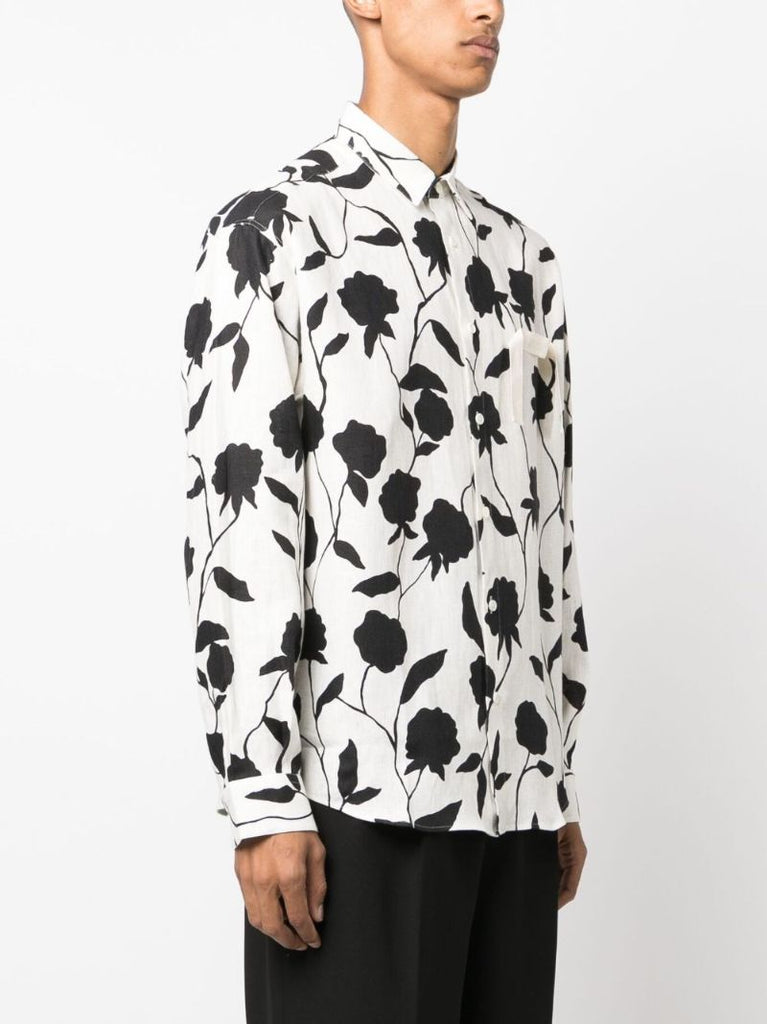 White La Chemise Simon Linen Shirt