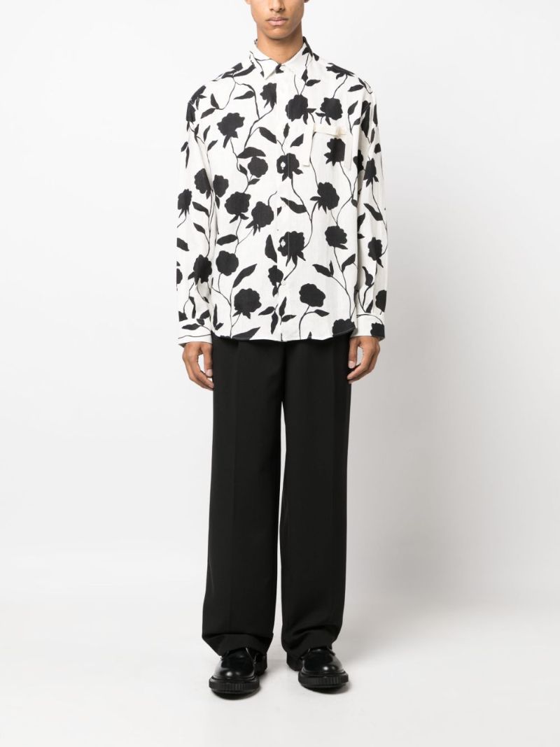 White La Chemise Simon Linen Shirt