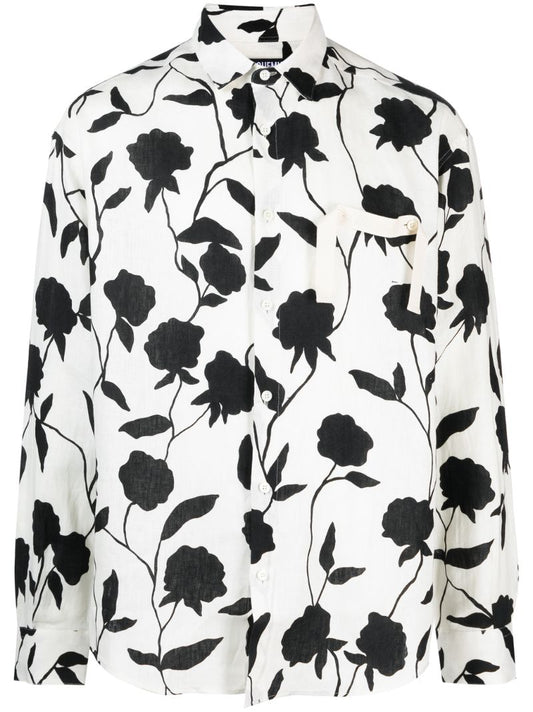 White La Chemise Simon Linen Shirt