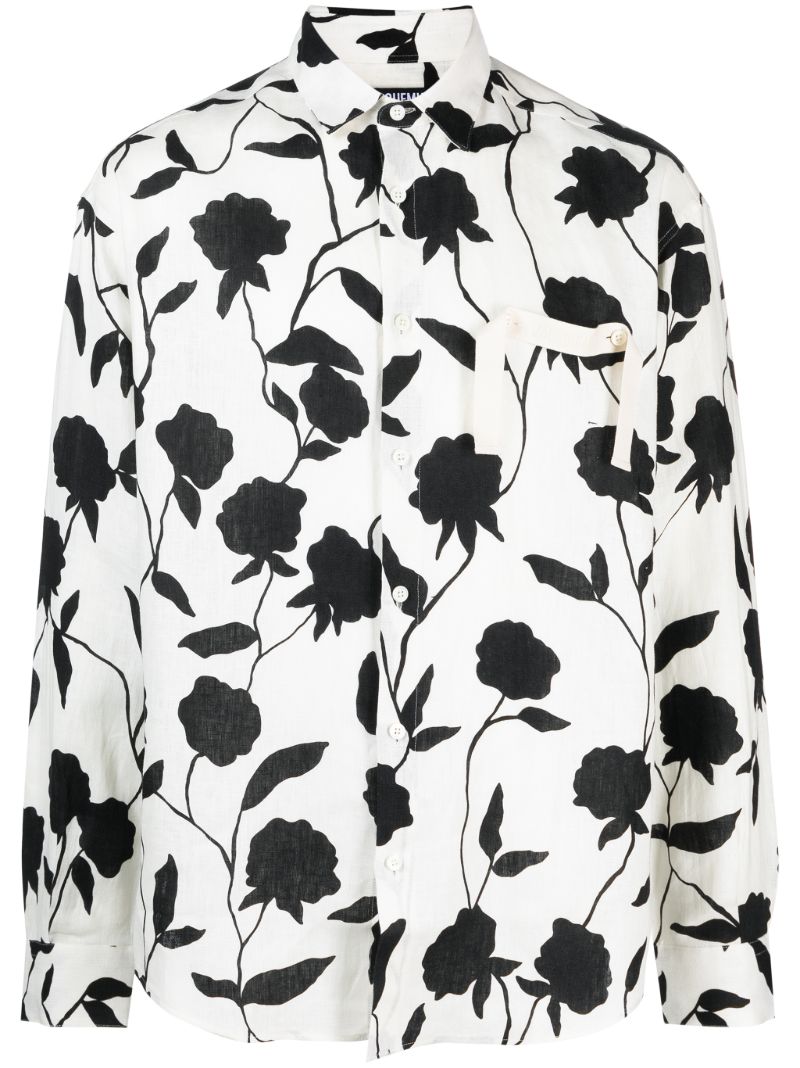 White La Chemise Simon Linen Shirt