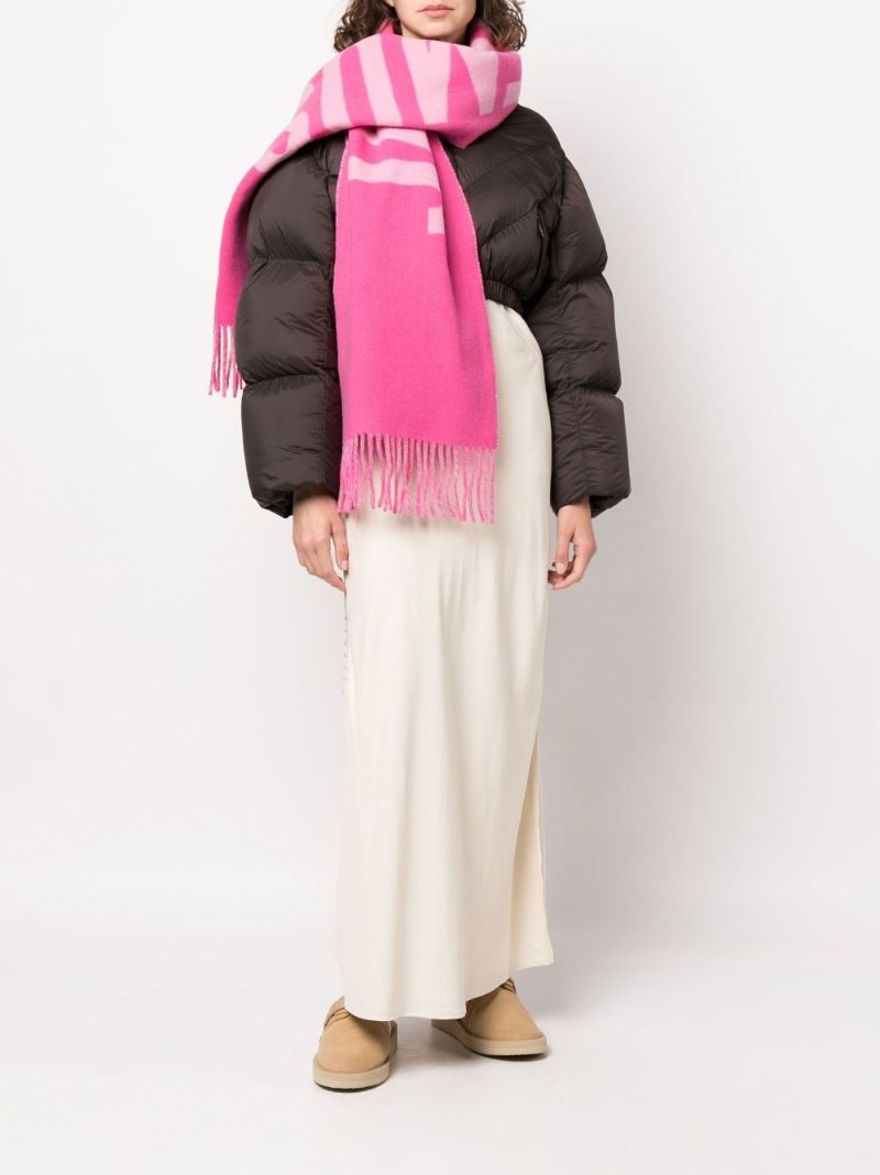 Pink L'Ã_x0083_Â©charpe Jacquemus Wool Scarf