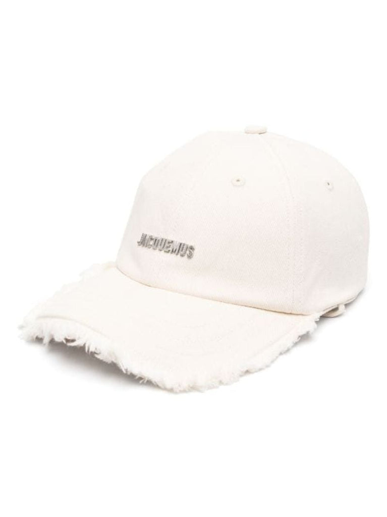White La Casquette Artichaut Cotton Baseball Cap