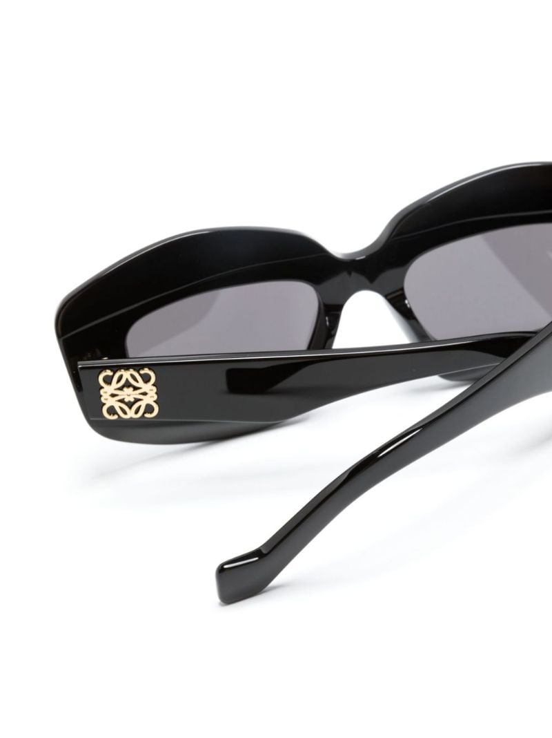 Black Screen Geometric-frame Sunglasses