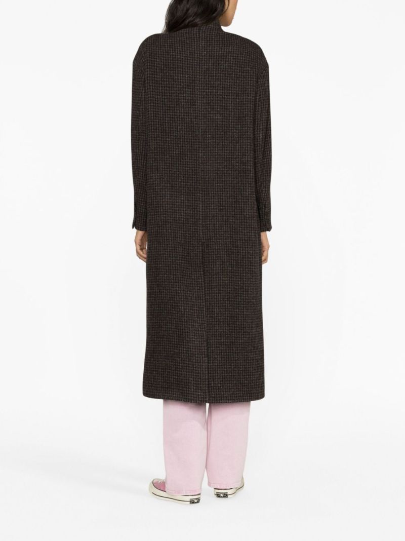Brown Sabine Wool Coat