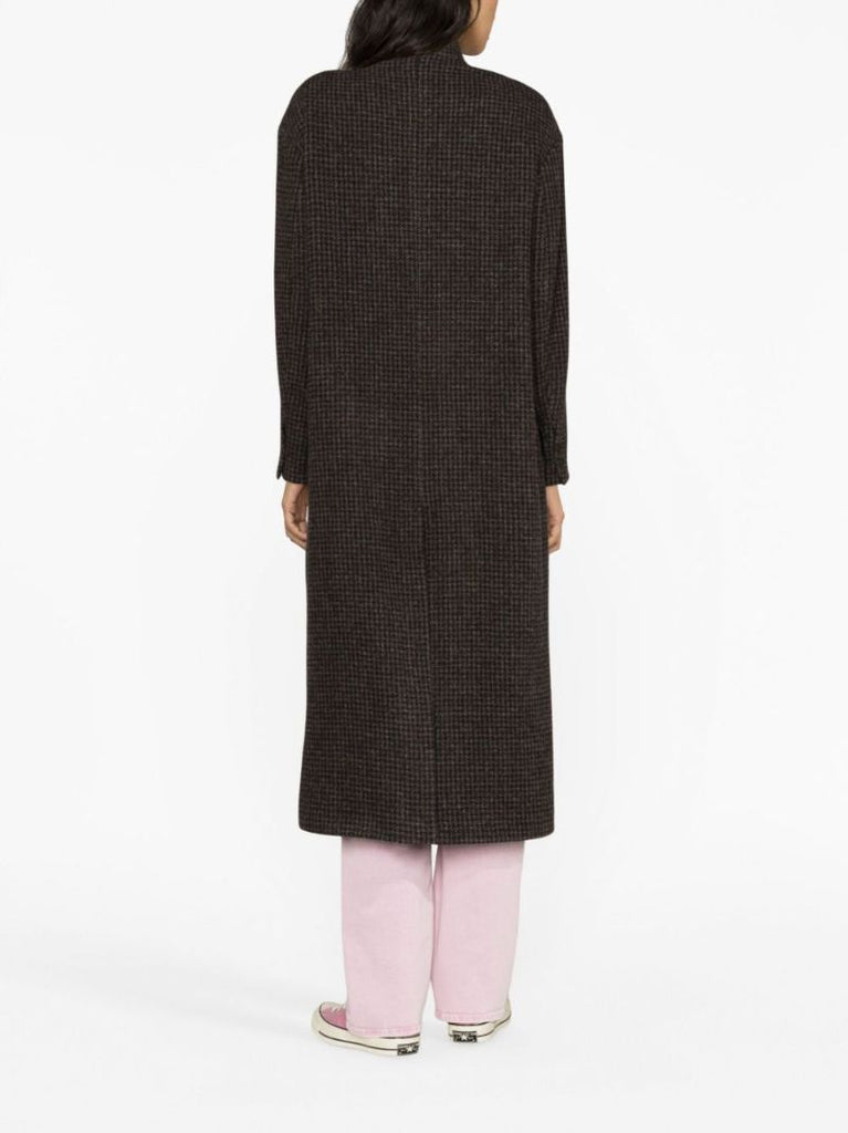 Brown Sabine Wool Coat