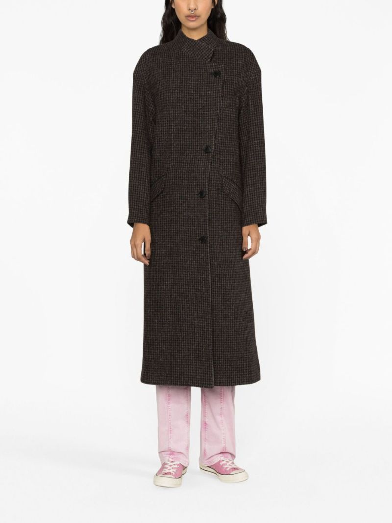 Brown Sabine Wool Coat