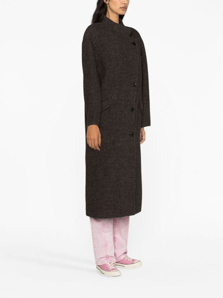 Brown Sabine Wool Coat