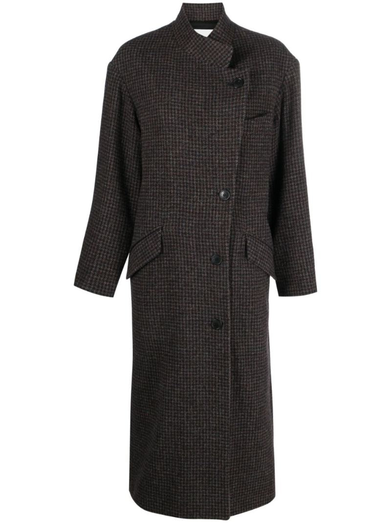 Brown Sabine Wool Coat