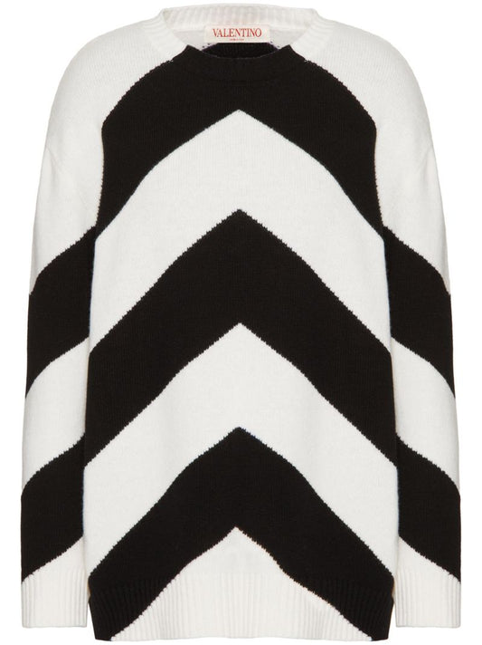 Black and White Chevron Sweatshirt