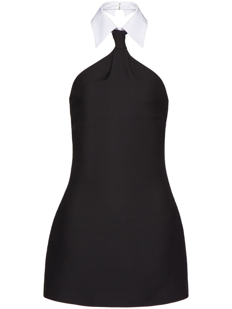 Black Halterneck Mini Dress