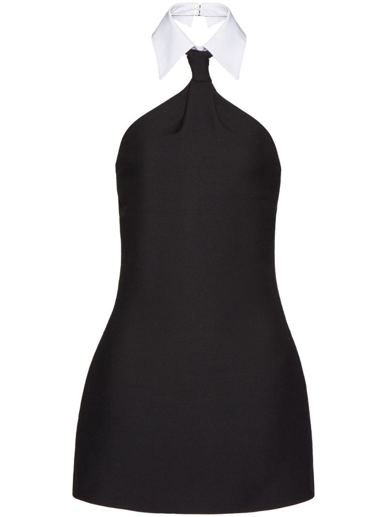 Black Halterneck Mini Dress