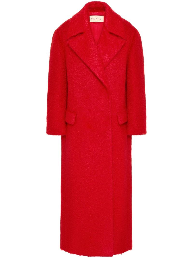 Red Double-breasted Coat