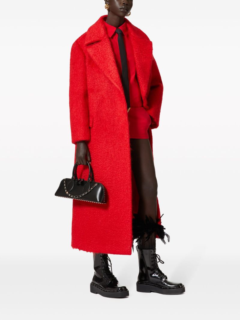 Red Double-breasted Coat