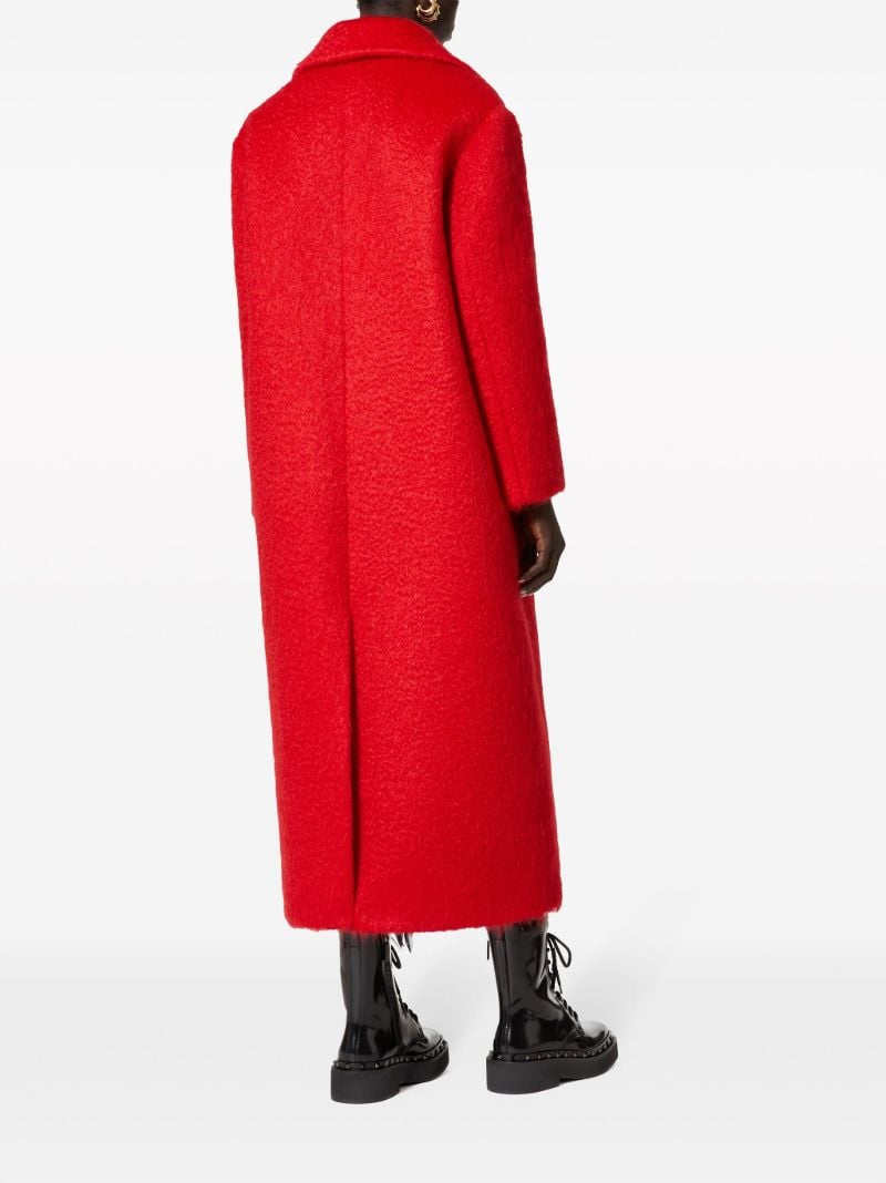 Red Double-breasted Coat