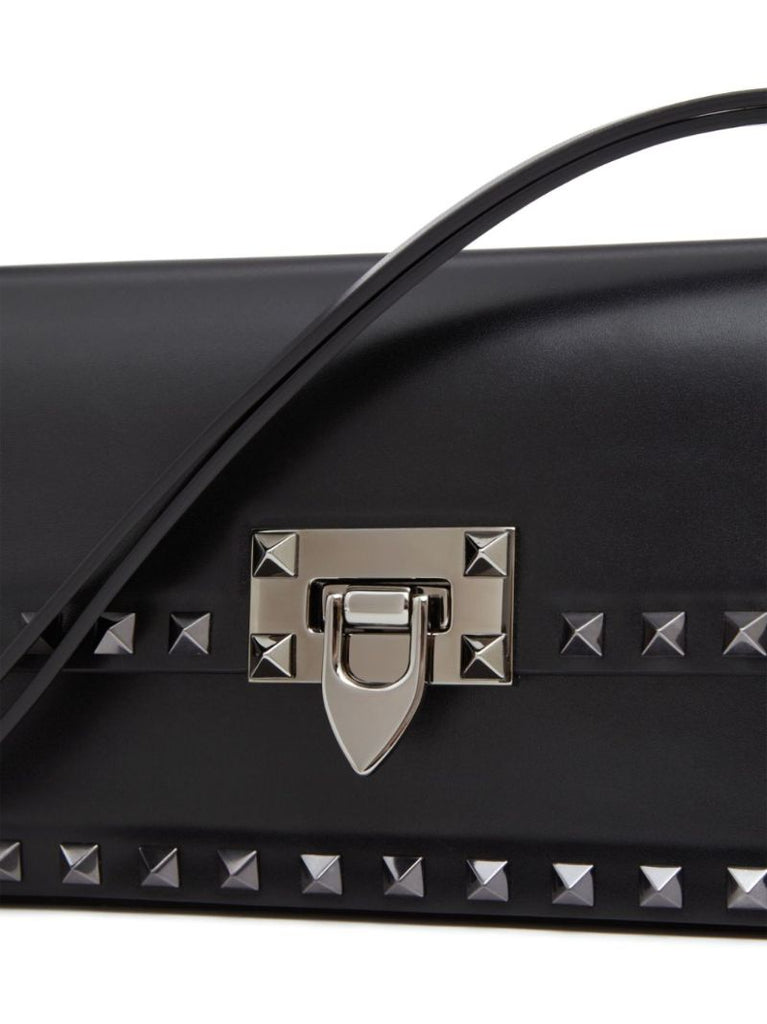 Black Rockstud23 E/w Leather Shoulder Bag