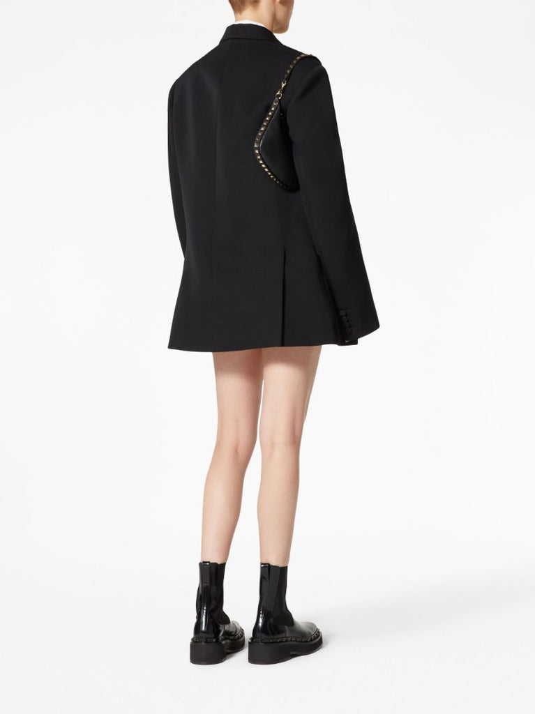 Black Rockstud Mini Shoulder Bag