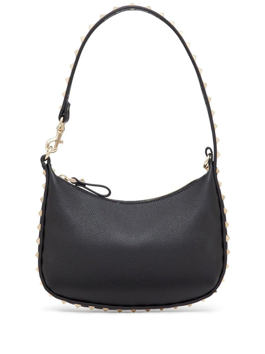 Black Rockstud Mini Shoulder Bag