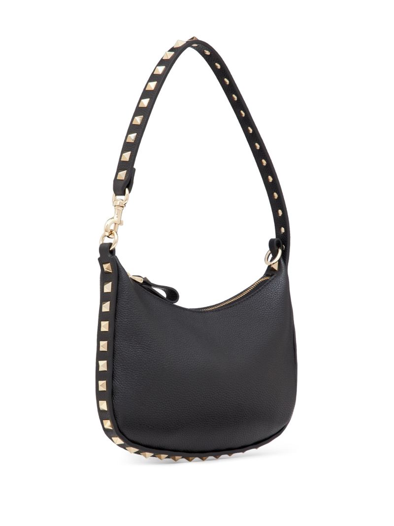 Black Rockstud Mini Shoulder Bag