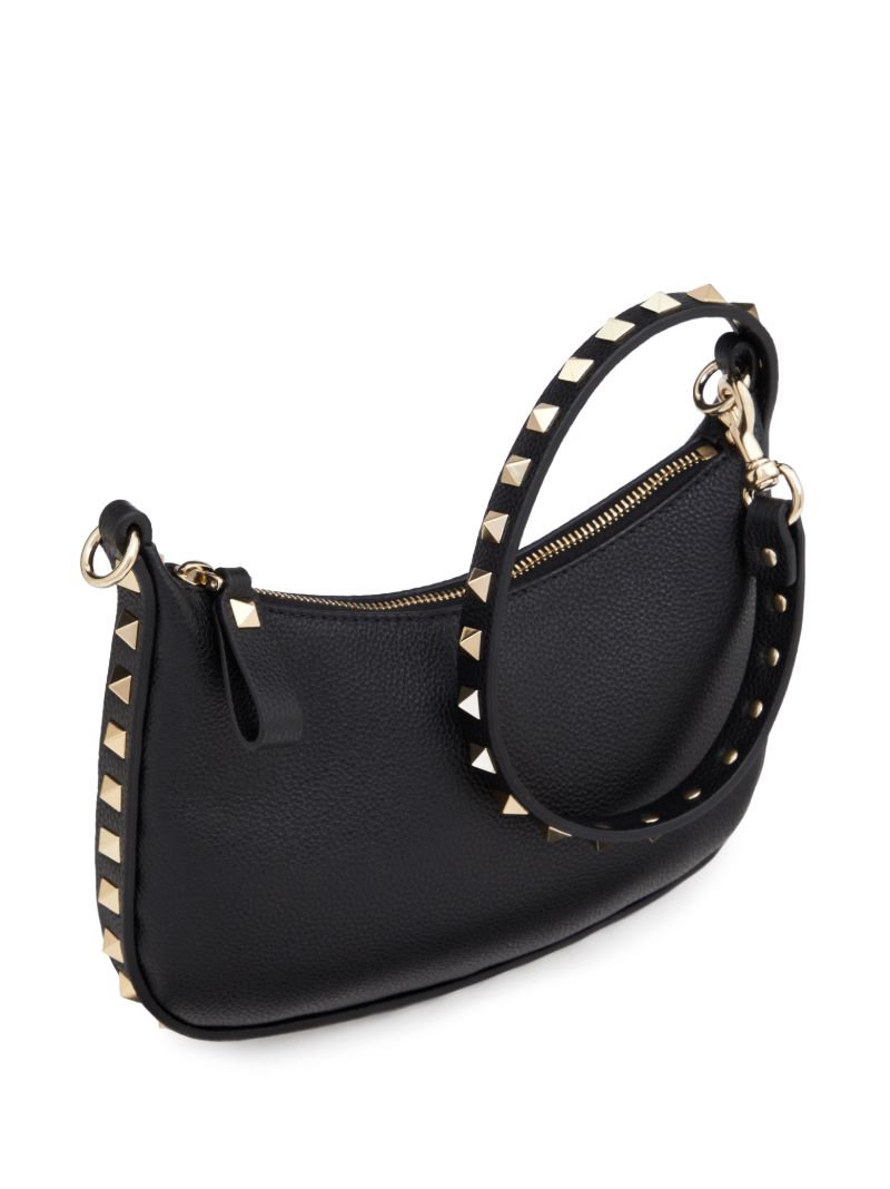 Black Rockstud Mini Shoulder Bag