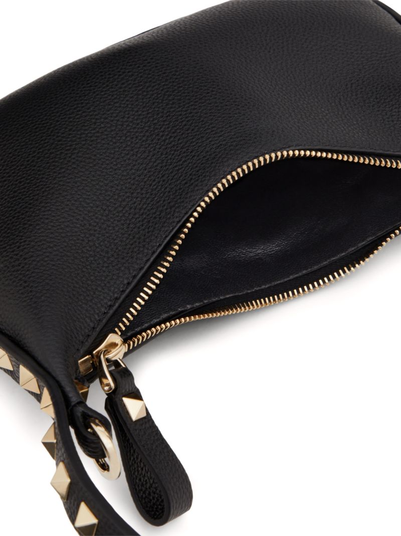Black Rockstud Mini Shoulder Bag