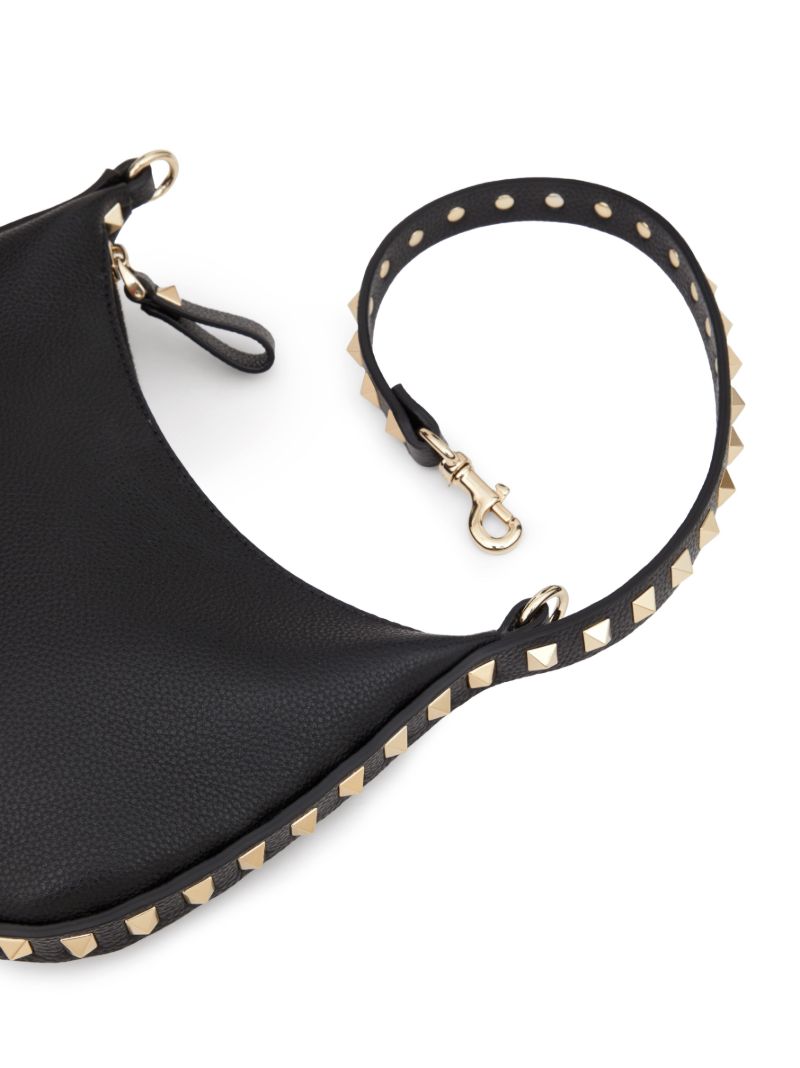 Black Rockstud Mini Shoulder Bag