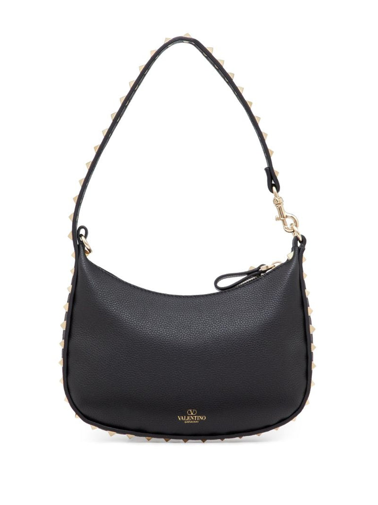 Black Rockstud Mini Shoulder Bag