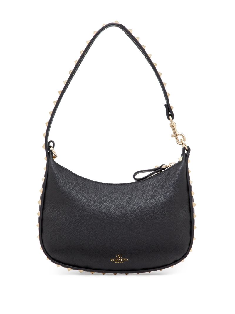 Black Rockstud Mini Shoulder Bag