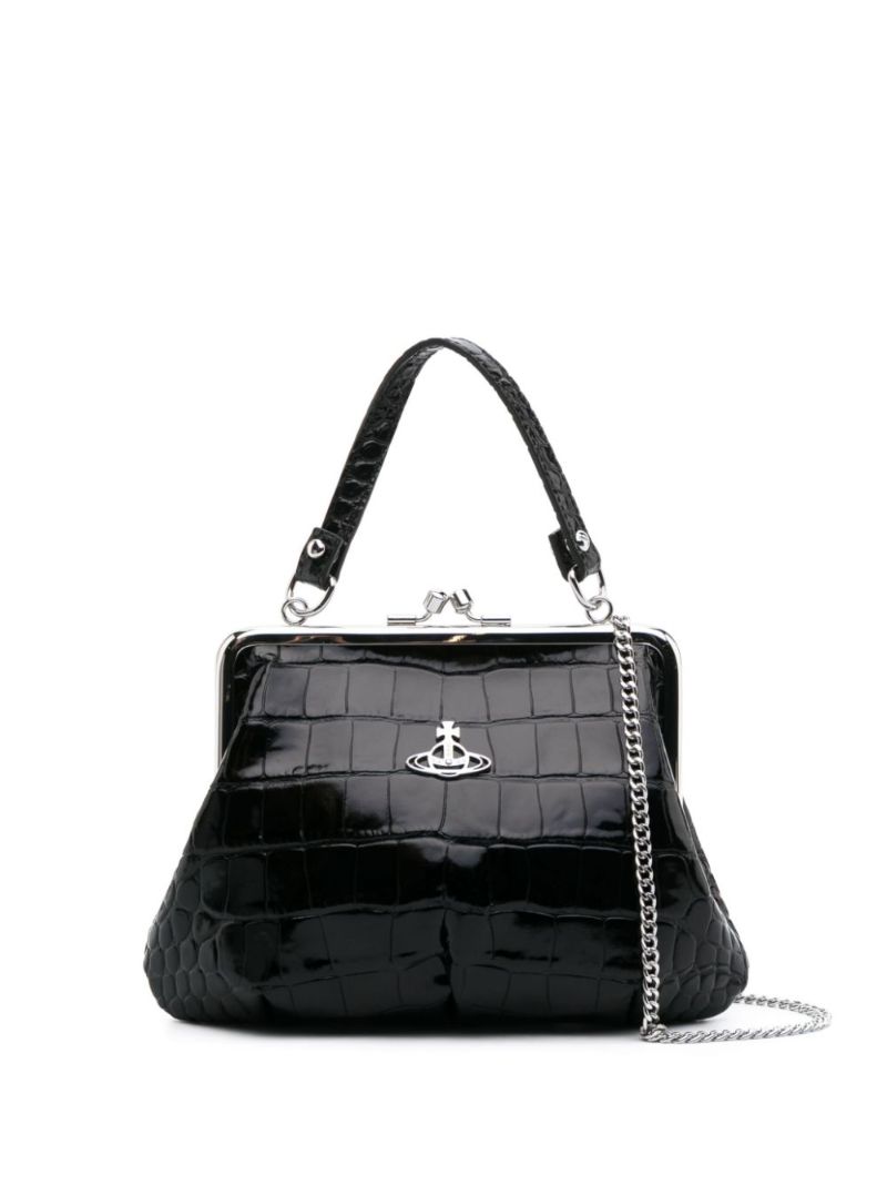 Black Granny Leather Mini Bag