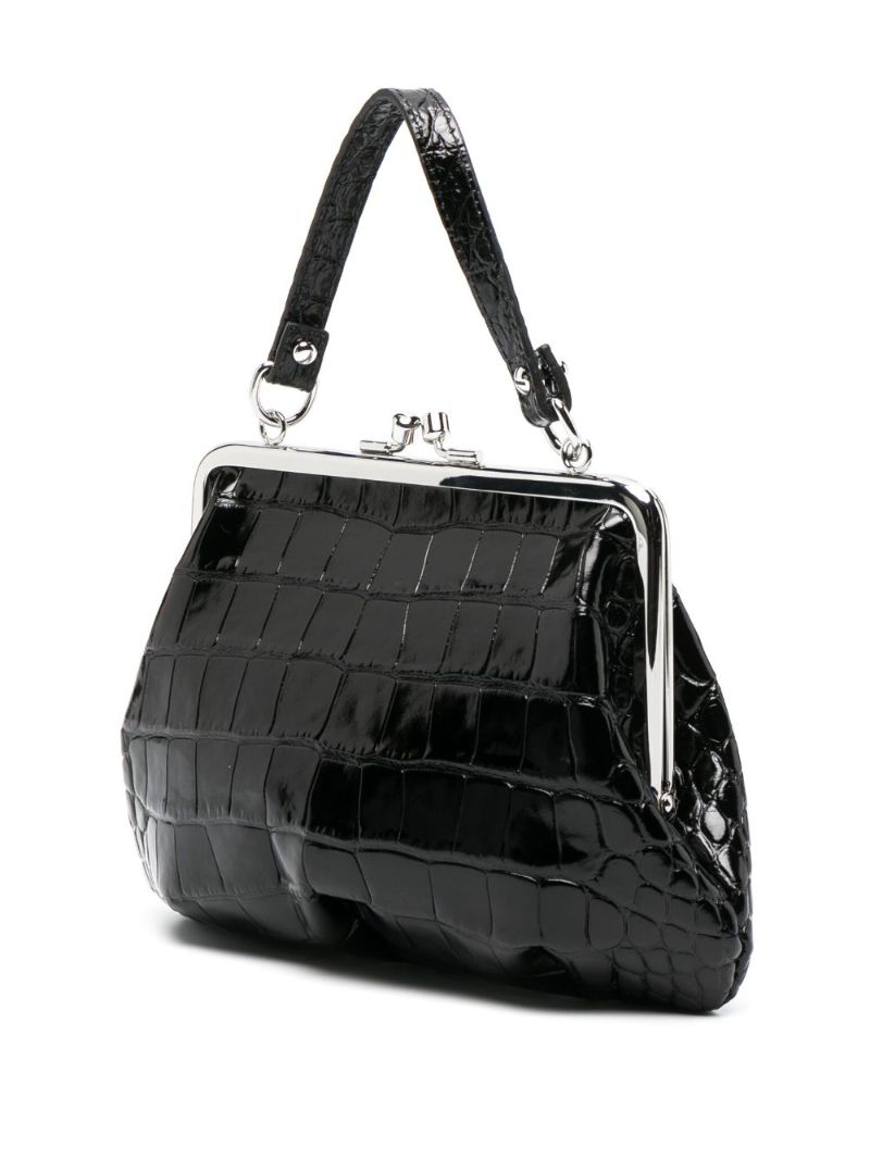 Black Granny Leather Mini Bag
