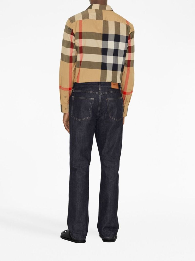 Neutral Vintage Check Cotton Shirt