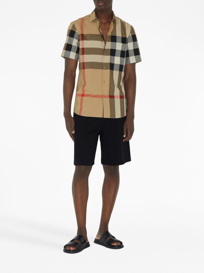Neutral Vintage Check Cotton Shirt