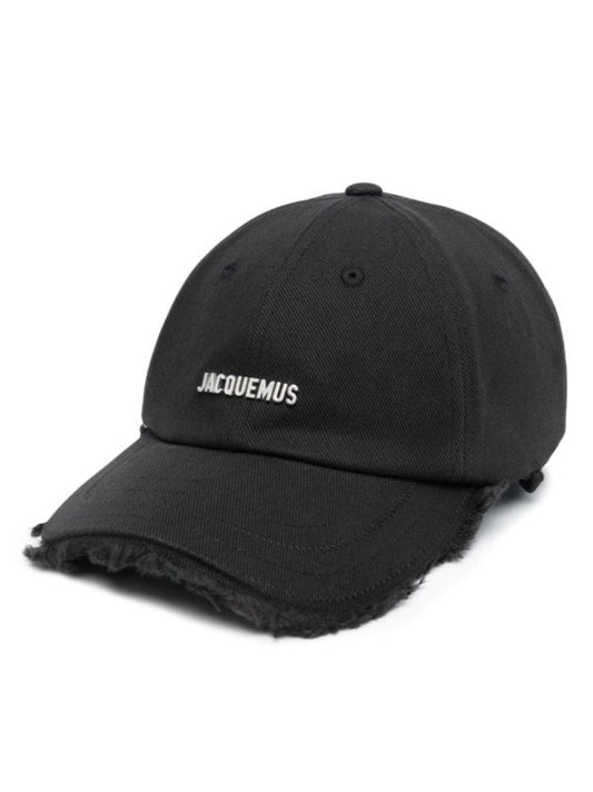 Black La Casquette Artichaut Cotton Baseball Cap