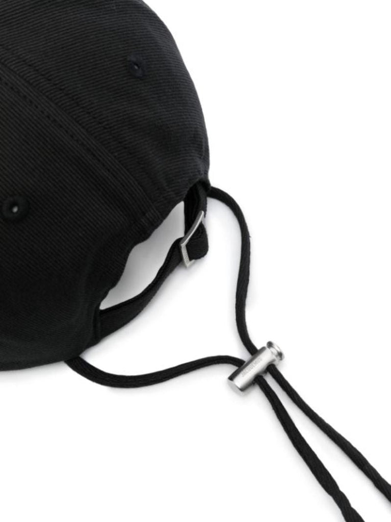 Black La Casquette Artichaut Cotton Baseball Cap