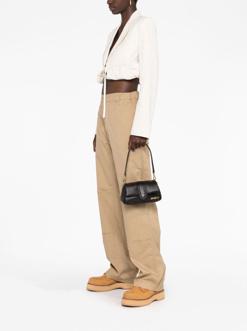 Black Le Bambimou Leather Shoulder Bag