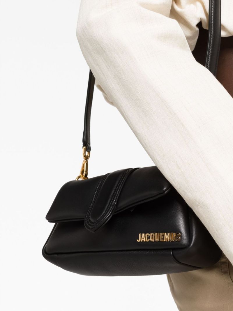 Black Le Bambimou Leather Shoulder Bag